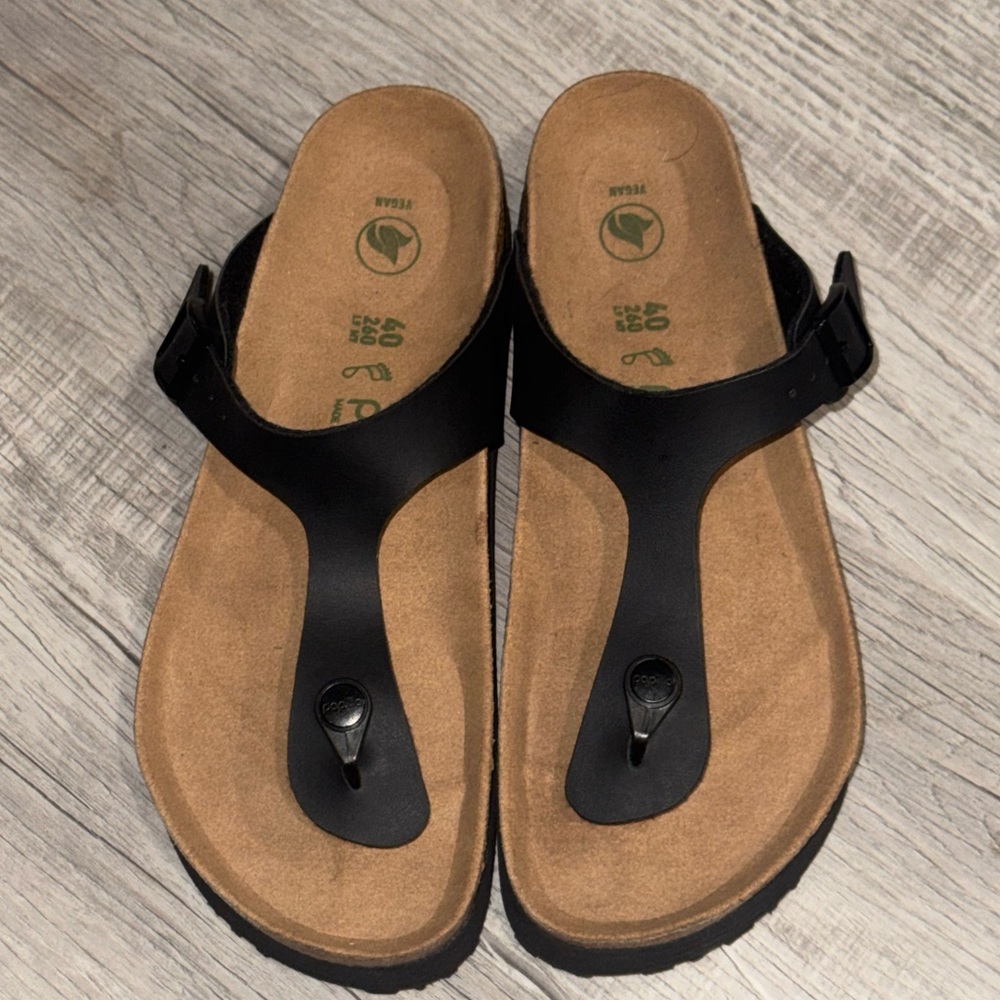Papillio Black Sandals